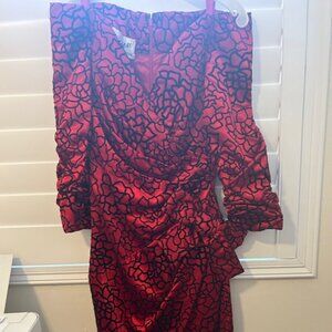 Scaasi Vintage holiday silk dress size 6